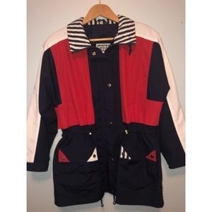 Vintage 90/00’s multi-color windbreaker